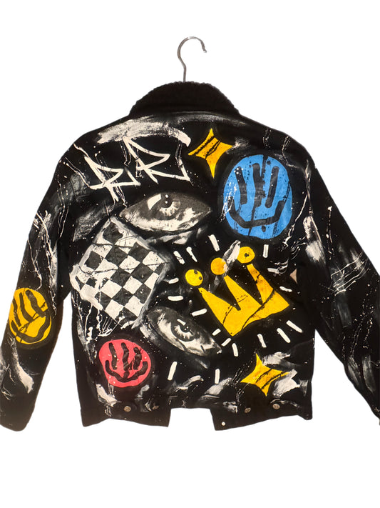 Hand painted jacket