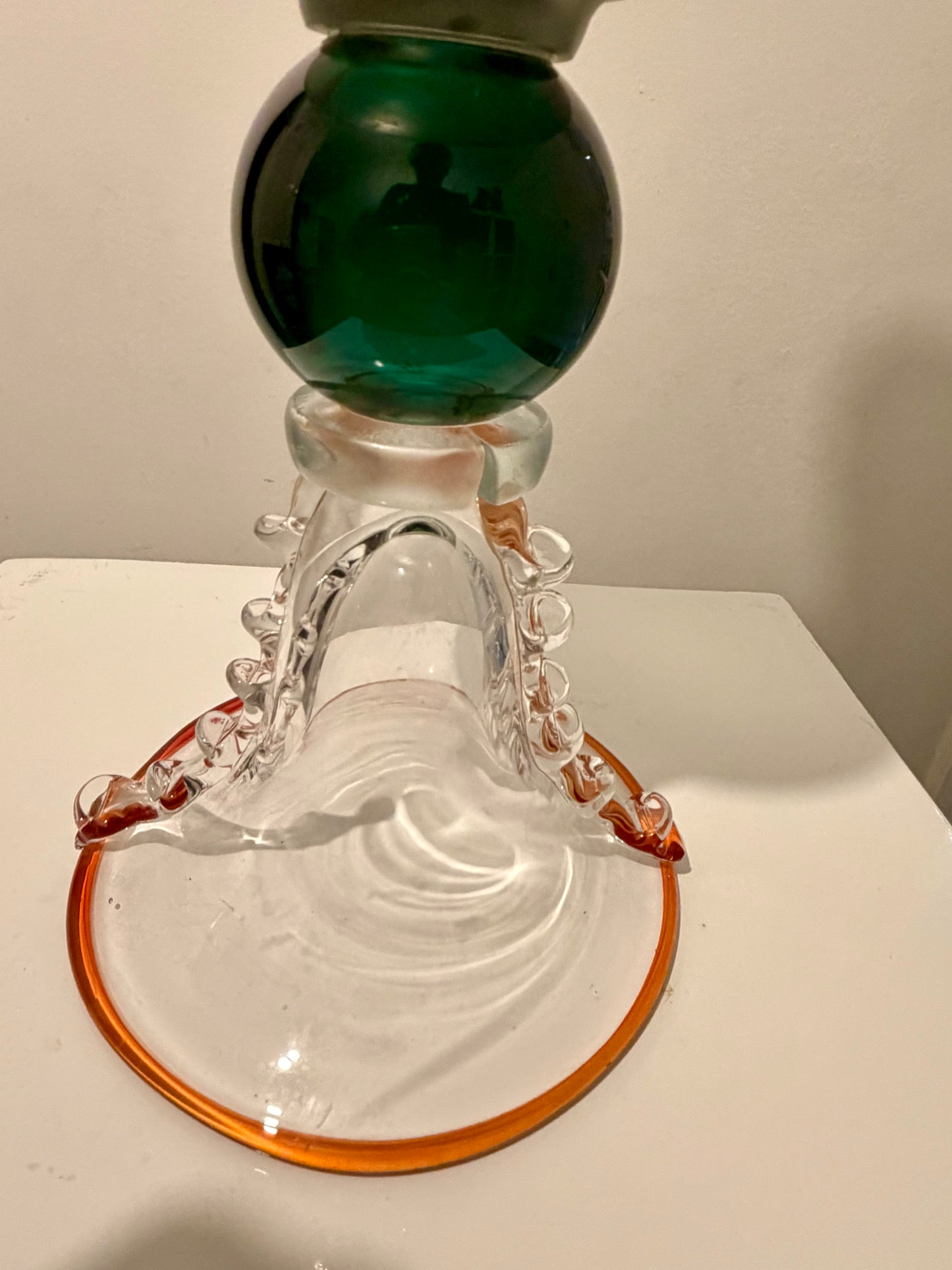 glass sculpture vase